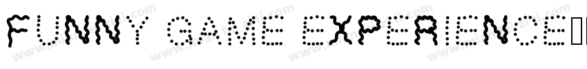 FUNNY GAME EXPERIENCE字体转换